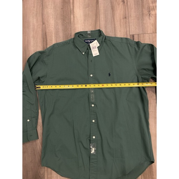 Vintage Ralph Lauren Blake Button Down Shirt 100% Cotton Men's Large NWT Pony - Picture 4 of 6